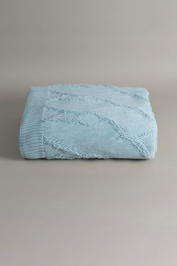 Espuma De Mar Mavi Tek Kişilik Battaniye 160x220 37146