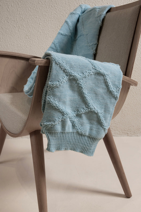 Espuma De Mar Mavi Tek Kişilik Battaniye 160x220 37146