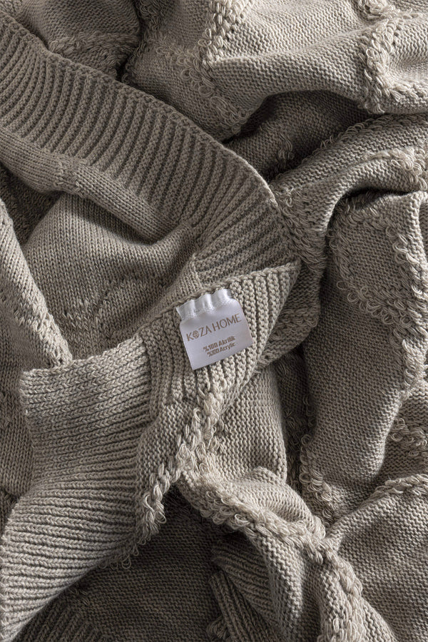 Espuma De Mar Vizon Çift Kişilik Battaniye 200 x 220 37135