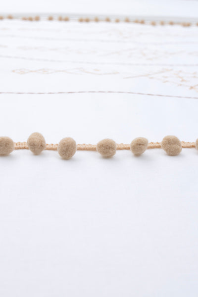 Farayla Etnik Desenli Koyu Bej %100 Pamuk Çift Kişilik Nevresim Takımı 200x220 7511A