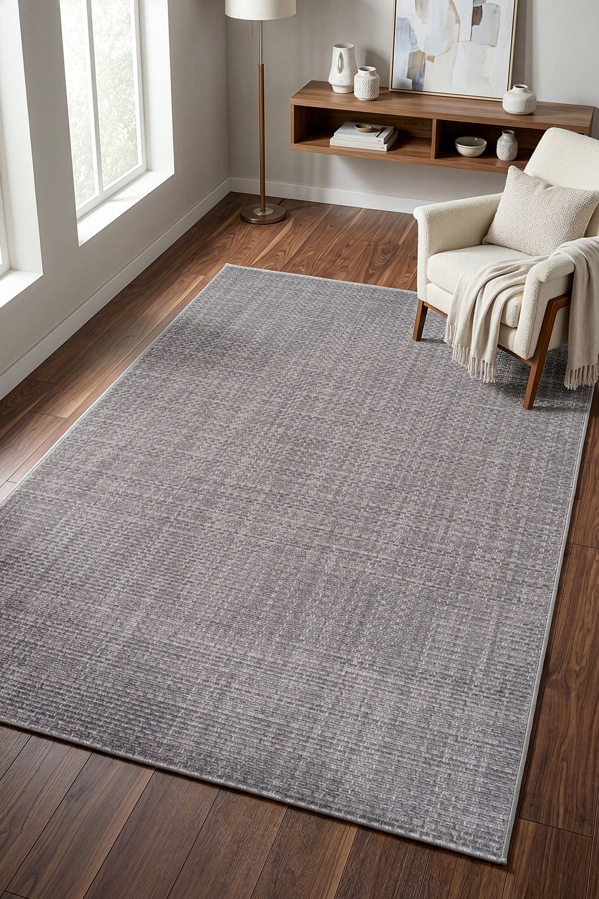 Calvin Klein Felt Gri Halı A5270C