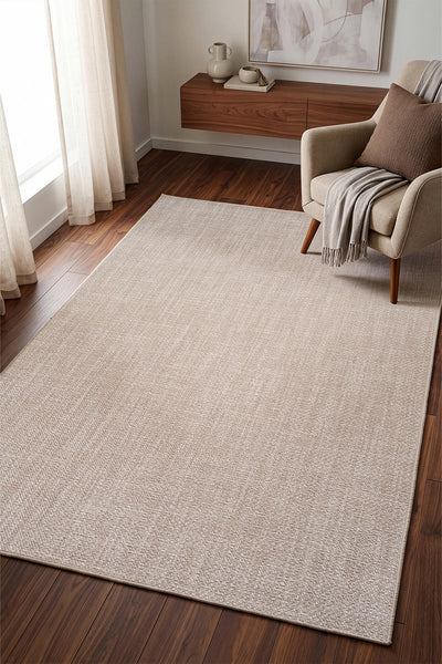 Calvin Klein Felt Krem Bej Halı A5276F