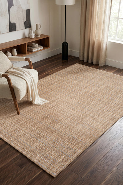 Calvin Klein Felt Natural Mavi Halı A5279B