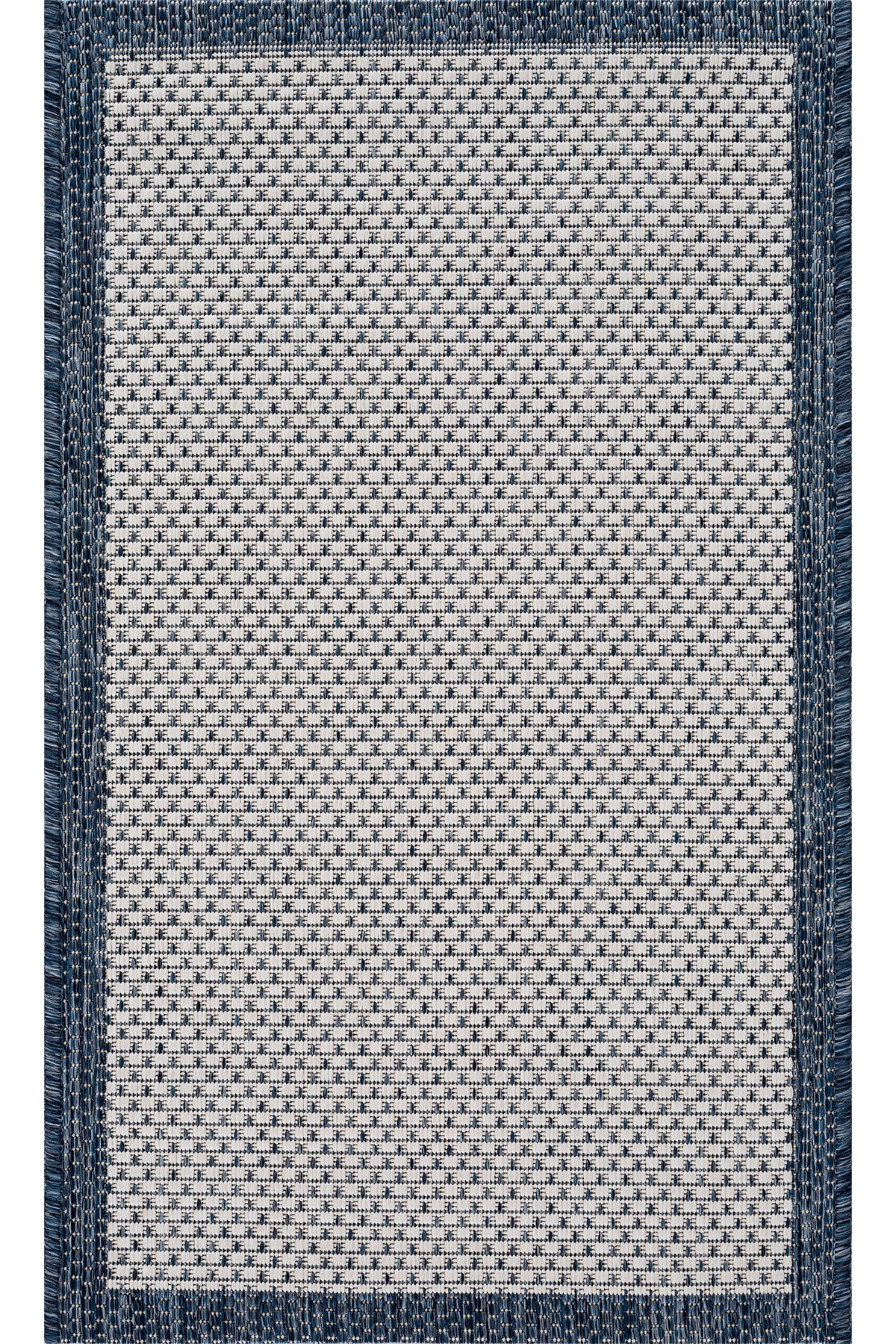 Fresco Ekru Lacivert Sisal Paspas 23745P