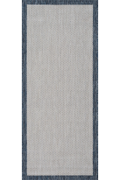 Fresco Ekru Lacivert Sisal Yolluk 23745Y
