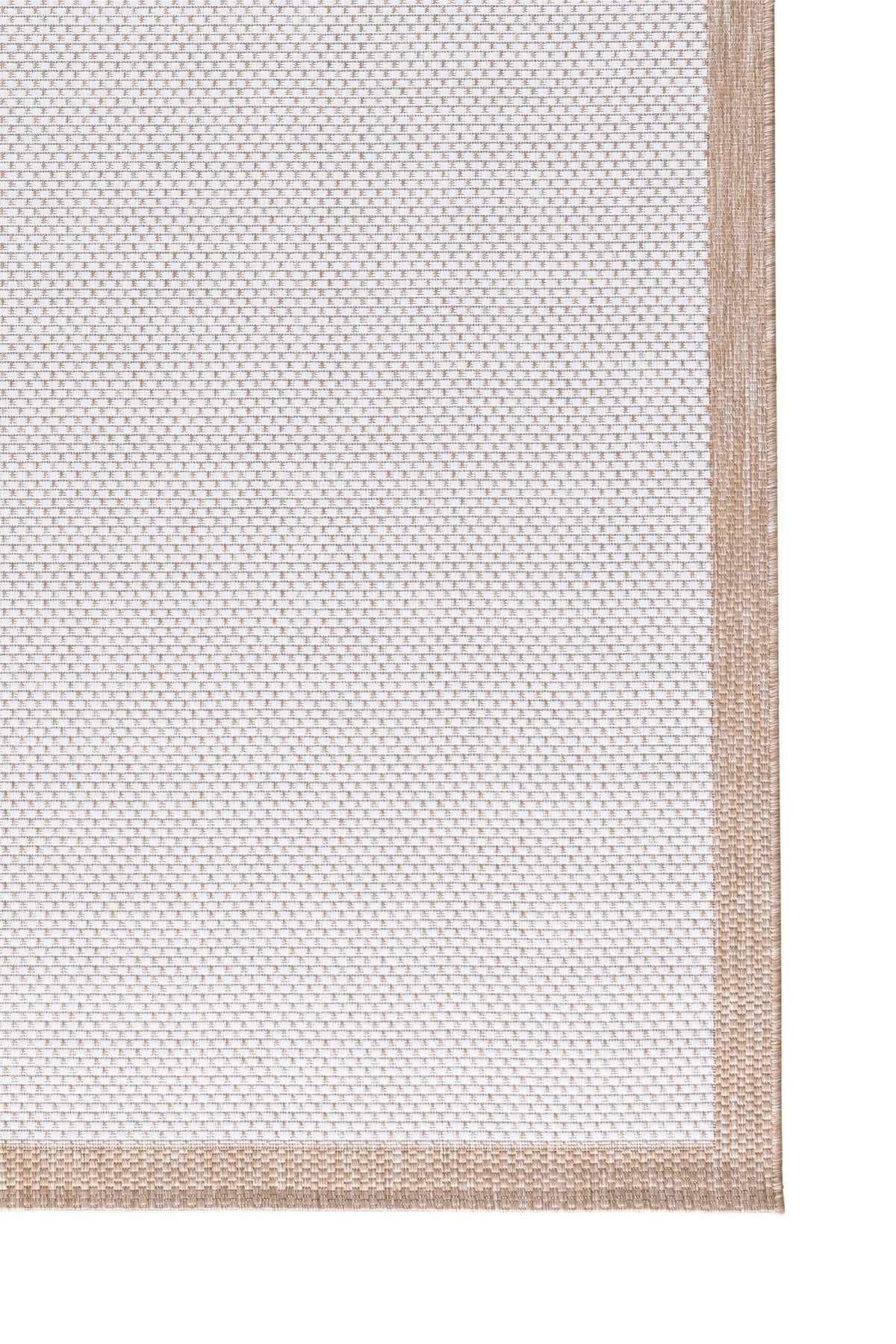 Fresco Ekru Natural İskandinav Jüt Yıkanabilir Halı Kilim Balkon Teras Salon Koridor Halısı 23745A