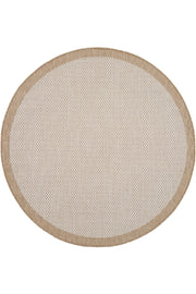 Fresco Ekru Natural Sisal Daire Halı 23745D