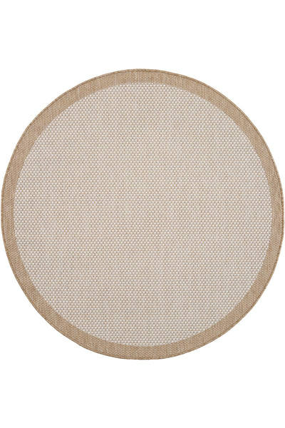 Fresco Ekru Natural Sisal Daire Halı 23745D