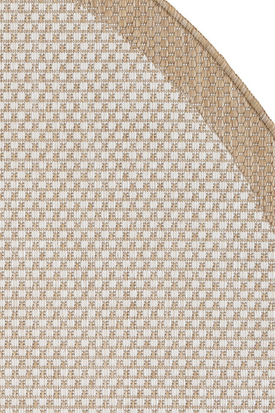 Fresco Ekru Natural Sisal Daire Halı 23745D