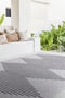Fresco Ekru Siyah İskandinav Jüt YıkanabilirHalı Kilim Balkon Teras Mutfak Salon Koridor Halısı 22835A