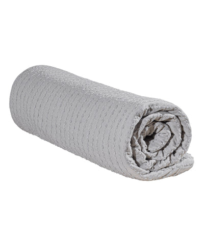 Freya Müslin Gri %100 Pamuk Çift Kişilik Pike 230x245 7503A