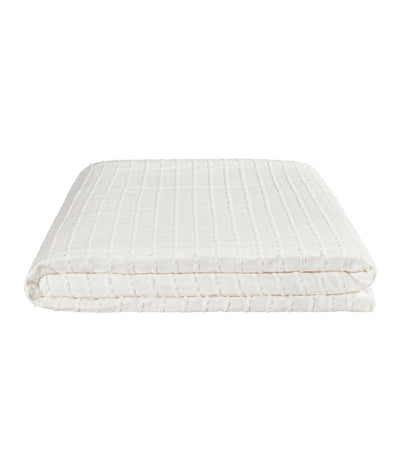 Freya Müslin Krem %100 Pamuk Çift Kişilik Pike 230x245 7502A