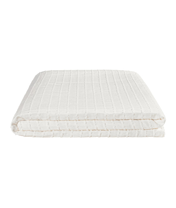 Freya Müslin Krem %100 Pamuk Çift Kişilik Pike 230x245 7502A