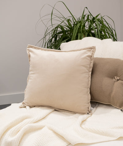 İbiza Vizon Kadife Yastık 43x43 5018