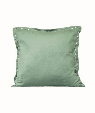 İbiza Yeşil Kadife Yastık 43x43 5019