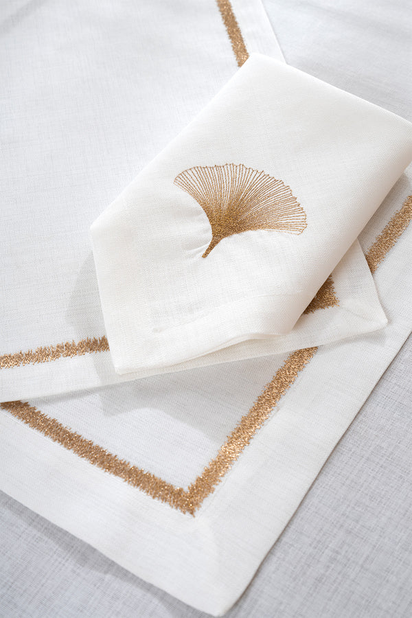 Iris Gold Nakışlı 2 Li Peçete 40X40 2553