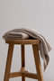 Ivory Bej Bordürlü Mikro Fiber %100 Pamuk 2'Li Banyo Havlusu Seti 50 X 90 - 70 X 140 1104A
