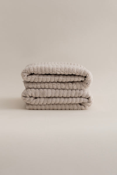 Ivory Bej 2'li Banyo Havlusu Seti 50x90 - 70x140 1104A