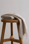 Ivory Bej Fitilli Mikro Fiber %100 Pamuk 2'Li Banyo Havlusu Seti 50 X 90 - 70 X 140 1128A