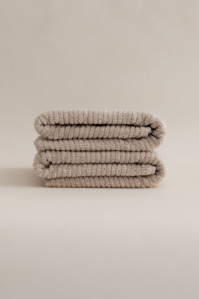 Ivory Bej 2'li Banyo Havlusu Seti 50x90 - 70x140 1128A