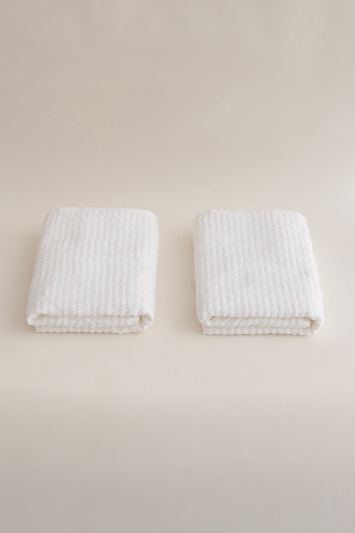 Ivory Beyaz Bordürlü Mikro Fiber %100 Pamuk 2'Li El Yüz Havlusu Seti 50 X 90 - 50 X 90 1107A