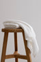 Ivory Beyaz Fitilli Mikro Fiber %100 Pamuk 2'Li Banyo Havlusu Seti 50 X 90 - 70 X 140 1125A