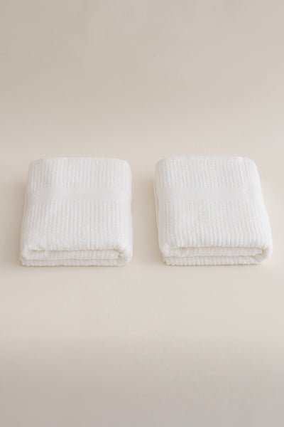 Ivory Beyaz 2'li Banyo Havlusu Seti 50x90 - 70x140 1125A