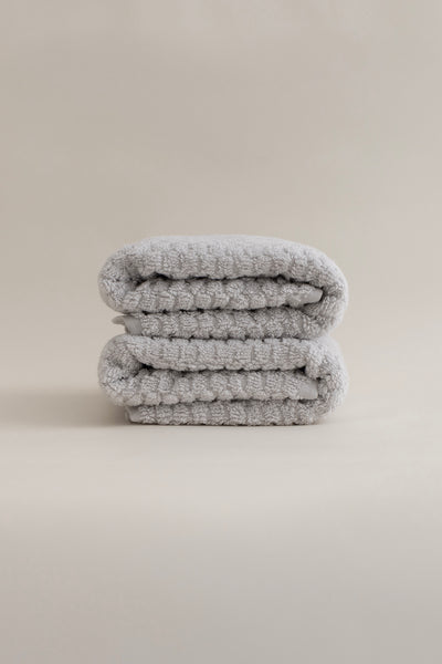 Ivory Gri Banyo Havlusu Seti 50x90 - 50x90 1120A