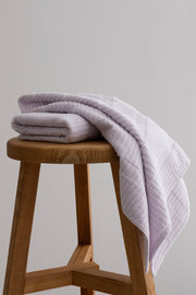 Ivory Lila 2'li Banyo Havlusu Seti 50x90 - 70x140 1105A