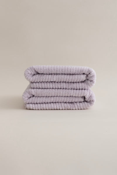 Ivory Lila 2'li Banyo Havlusu Seti 50x90 - 50x90 1135A