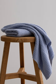 Ivory Mavi 2'li Banyo Havlusu Seti 50x90 - 70x140 1106A