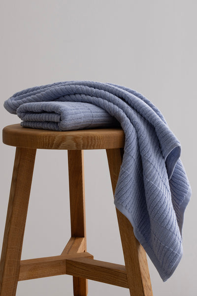 Ivory Mavi 2'li Banyo Havlusu Seti 50x90 - 70x140 1106A