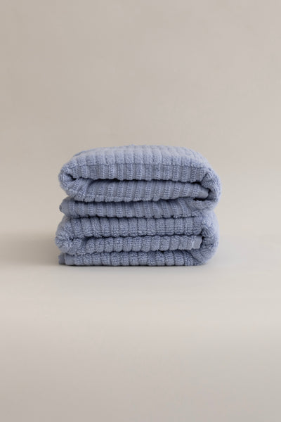 Ivory Mavi 2'li Banyo Havlusu Seti 50x90 - 70x140 1106A