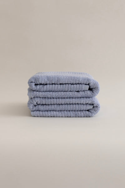 Ivory Mavi 2'li Banyo Havlusu Seti 50x90 - 70x140 1130A