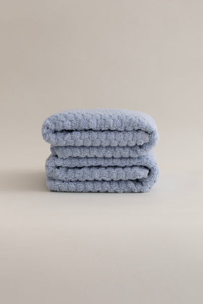 Ivory Mavi Banyo Havlusu Seti 50x90 - 70x140 1118A