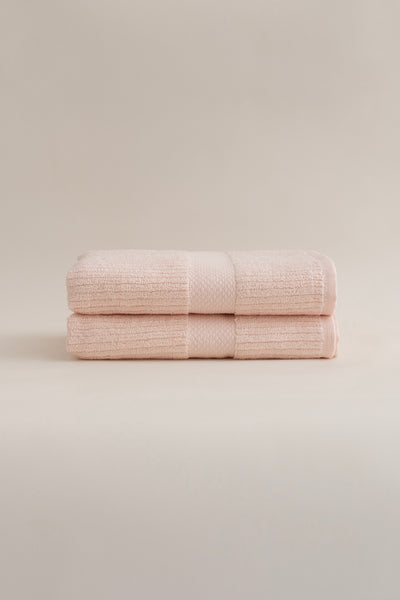 Ivory Somon 2'li Banyo Havlusu Seti 50x90 - 50x90 1133A