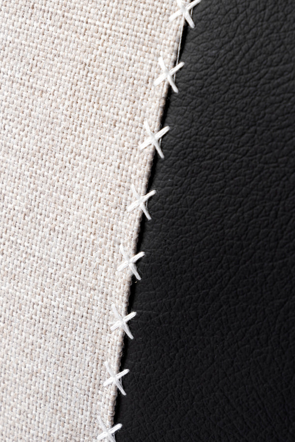 Ivy Soft Deri Siyah Kırlent Kılıfı 45X45 2548