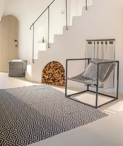 Keyf Küp Berjer Siyah Beyaz B22084A