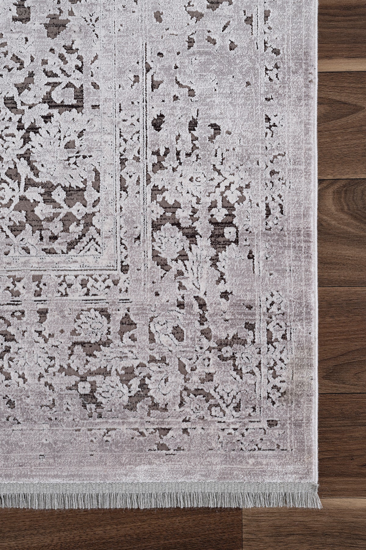 Koza Bergama Gri Halı A6103C