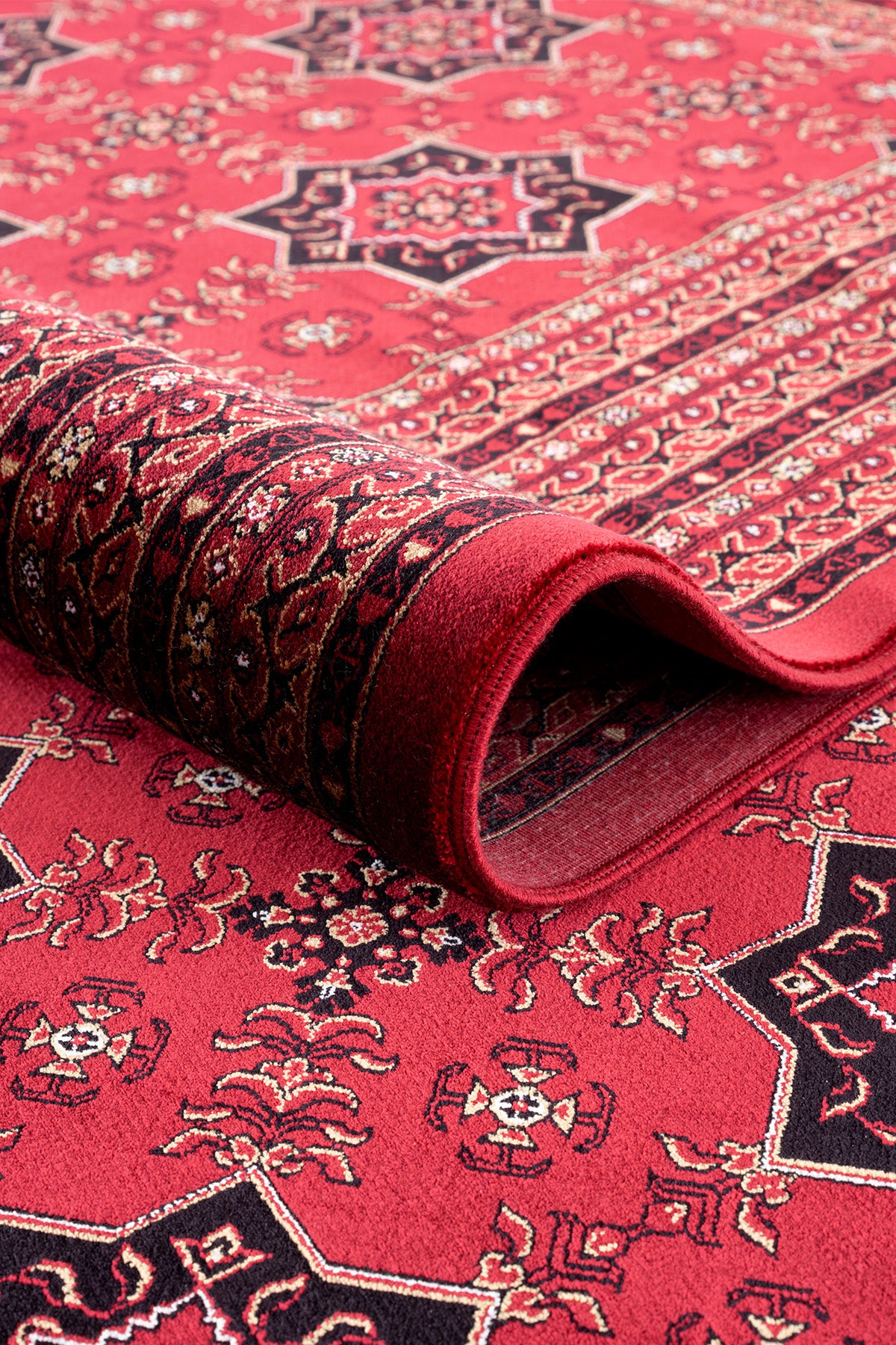 Koza Buhara Bordo Salon Halısı A5975A