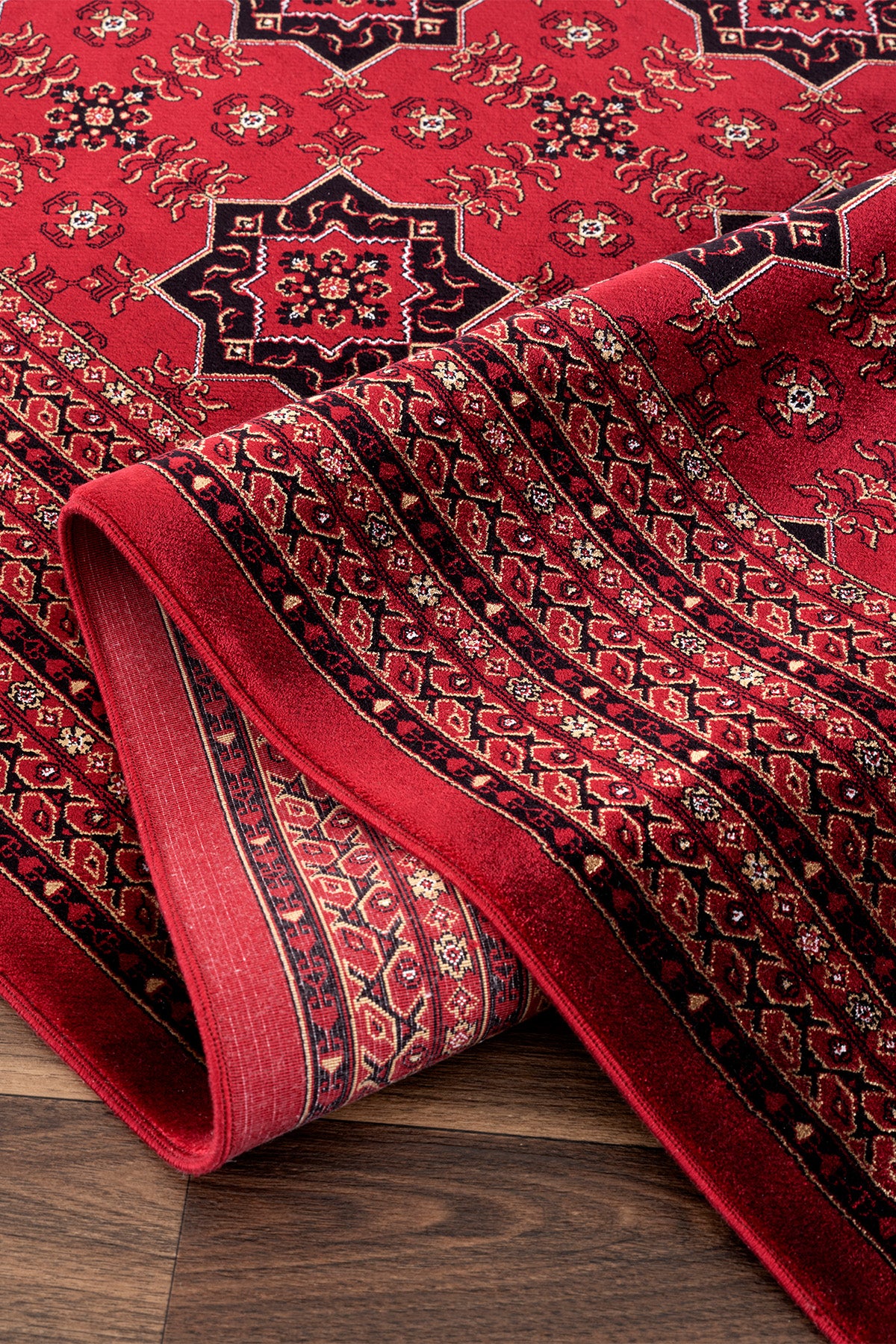 Koza Buhara Bordo Salon Halısı A5975A