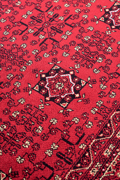 Koza Buhara Bordo Salon Halısı A5976A