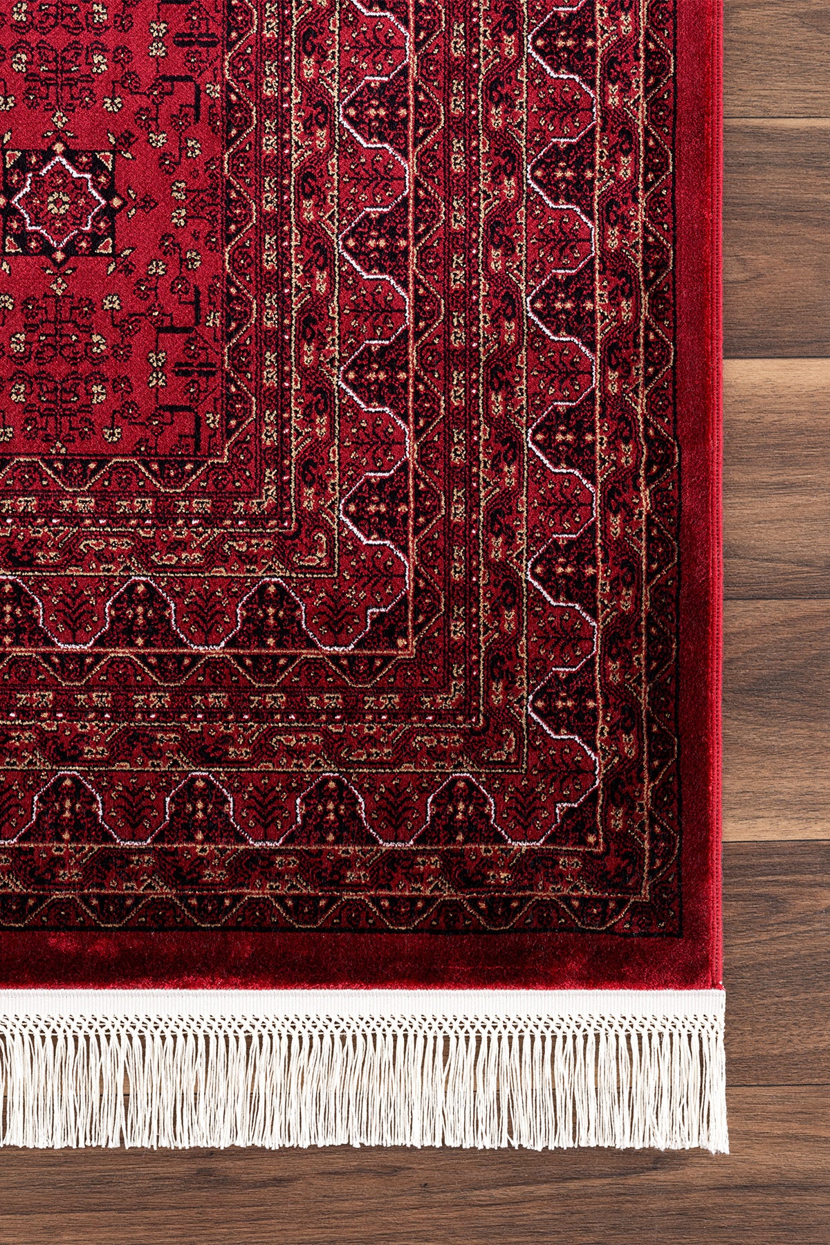 Koza Buhara Bordo Salon Halısı A5976A