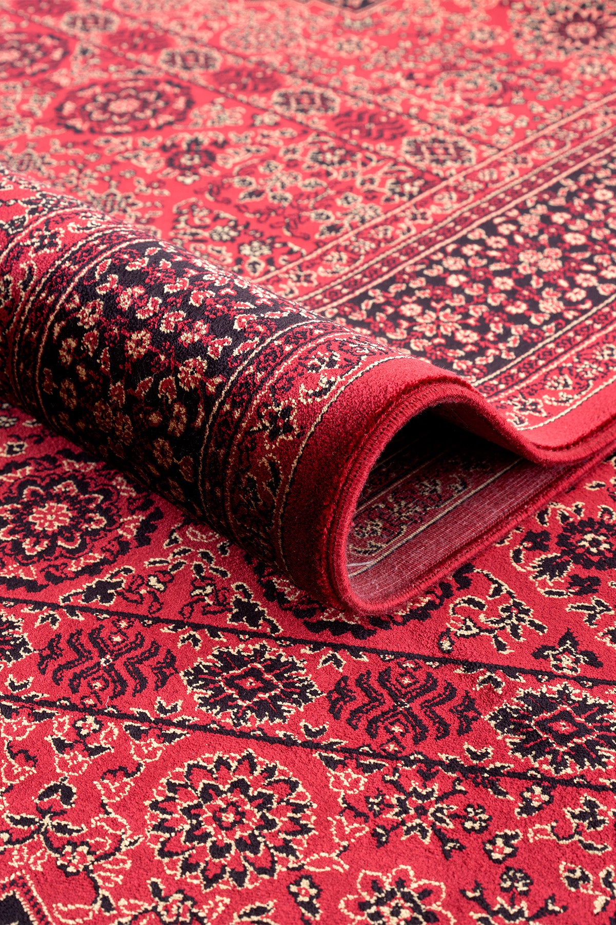 Koza Buhara Bordo Salon Halısı A5977A