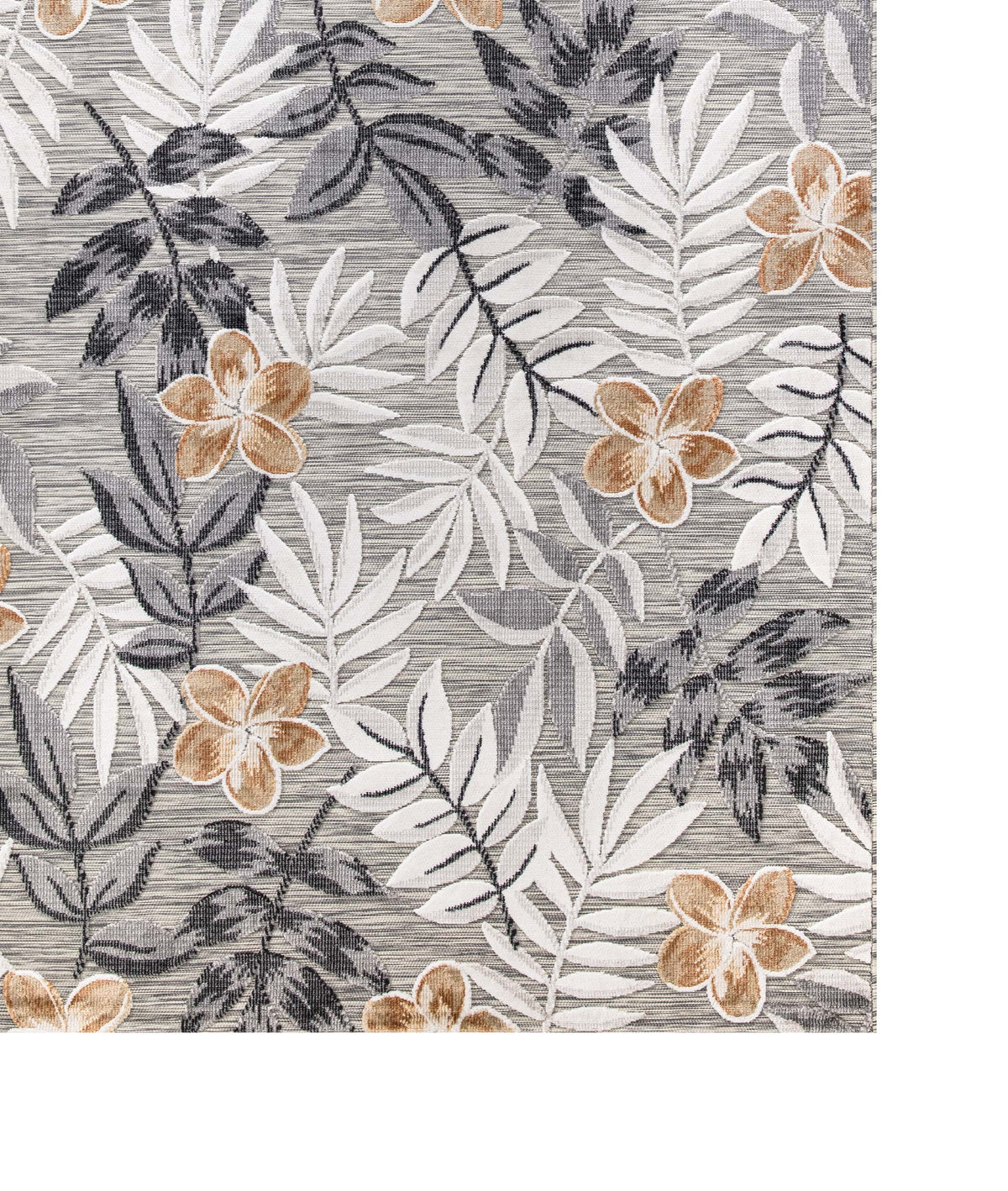 Koza Garden Gri Halı Kilim Balkon Teras Bahçe Salon Koridor Makine Halısı 65305