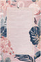 Koza Garden Pembe Halı Kilim Balkon Teras Bahçe Salon Koridor Makine Halısı 65240