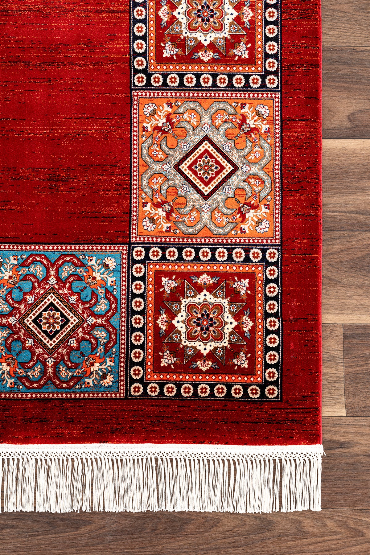 Koza Gördes Bordo Salon Halısı A5720A