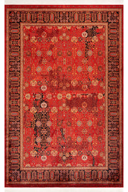 Koza Gördes Bordo Salon Halısı A5722A