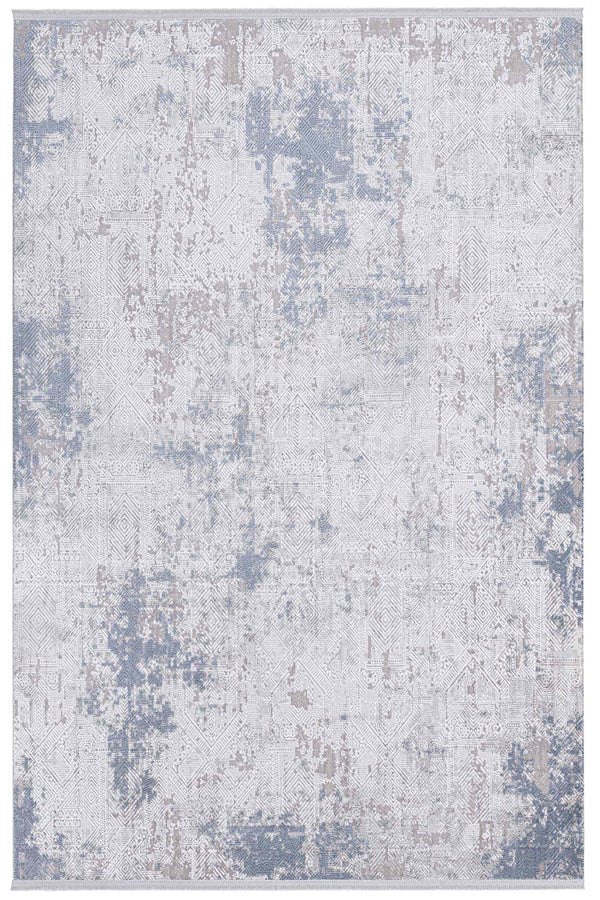 Koza Hayad Aris Mavi Oturma Odası Halısı 46156H