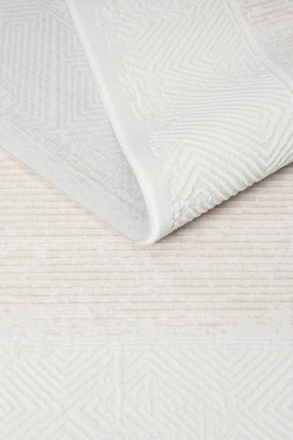 Koza Hayad Adler Krem Akrilik Salon Halısı A0729F